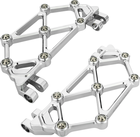 Mini Diamond Floorboards - Driver - Chrome - FLT