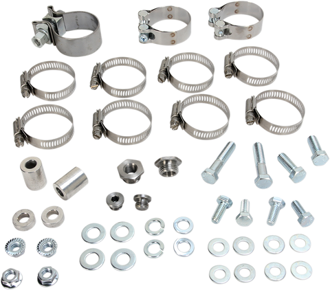 True Duals Exhaust System with Fishtail Mufflers Â— without Baffles