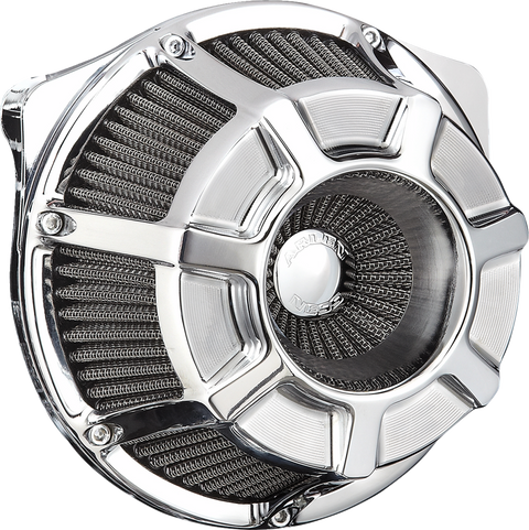 Inverted Series Air Cleaner Kit - Beveled - Chrome