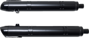 4" Broadhead Slip-On Mufflers - Slash Cut - Black