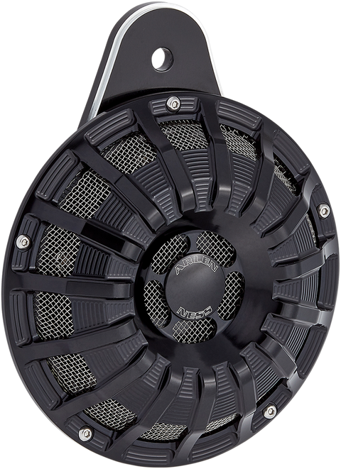 Custom Horn - 15 Spoke - Black - Big Twin