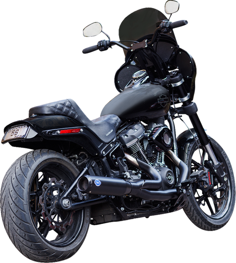2-into-1 Qualifier Exhaust System - Race Only - Guardian Black