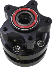 Hub - Cartridge - Front/Single Disc - Black - '08-'25 Touring/Trike