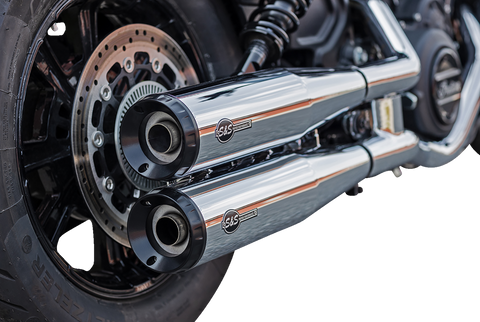 Grand National Slip-On Mufflers - Chrome - 50-State