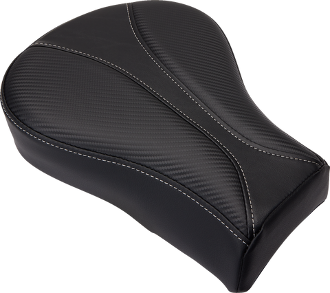 Dominator Pillion Pad - Standard Reach - Black w/ Gray Stitching - FL/FX &