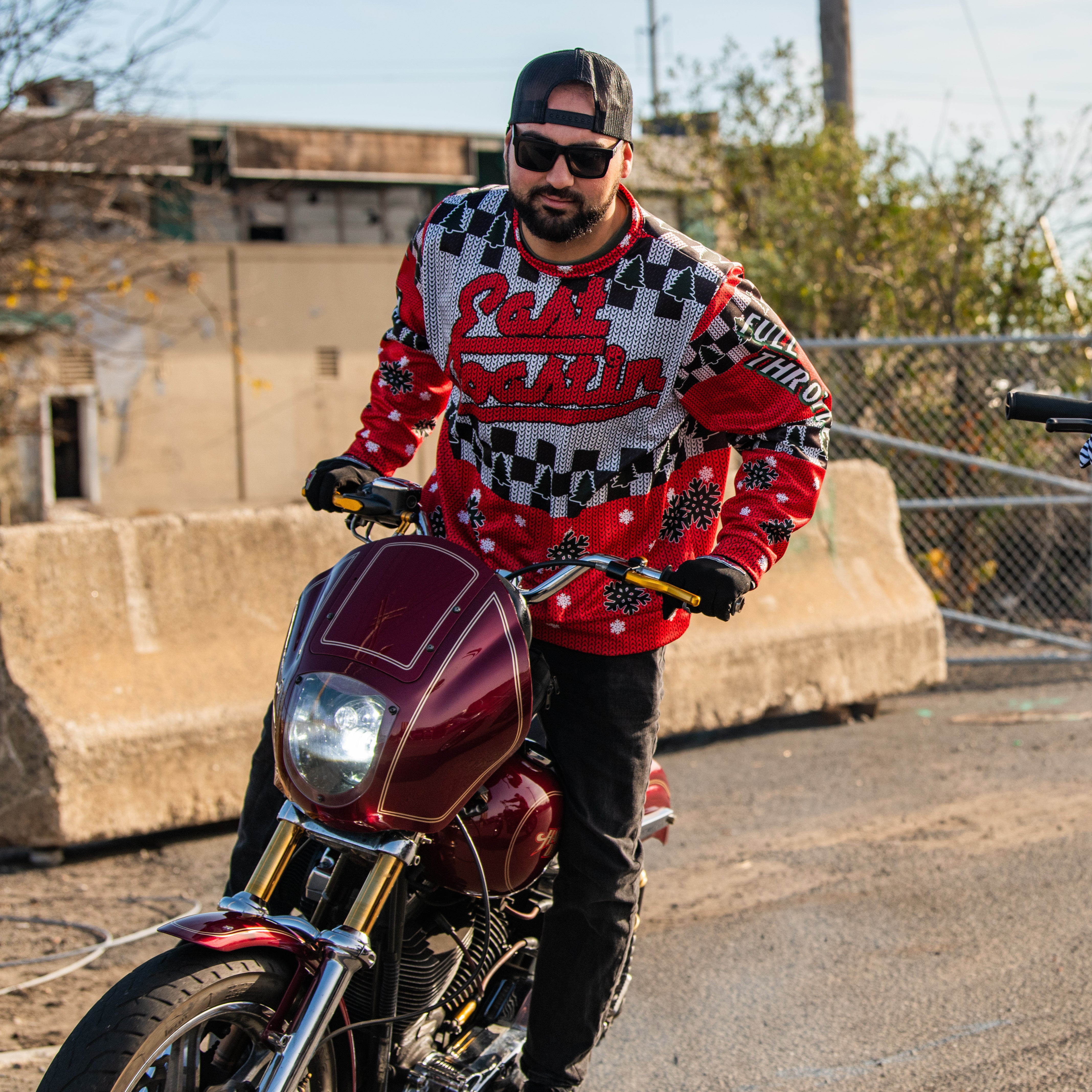 Full Throttle Ugly Sweater