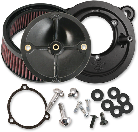 Super Stock™ Stealth Air Cleaner Kit - Black