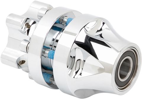 Hub - Cartridge - Front/Single Disc - Chrome - &