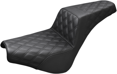 Step-Up Seat - Full Lattice Stitch - Black - FX &