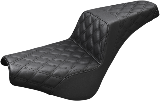 Step-Up Seat - Full Lattice Stitch - Black - FX &