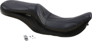 Sorrento 2-Up Seat - Stitched - Black - FLHR '02-'07