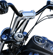 Handlebar Risers - Pull Back - 9-1/2" - Chrome