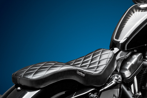 Cobra Full-Length Seat - Diamond - Black - XL &