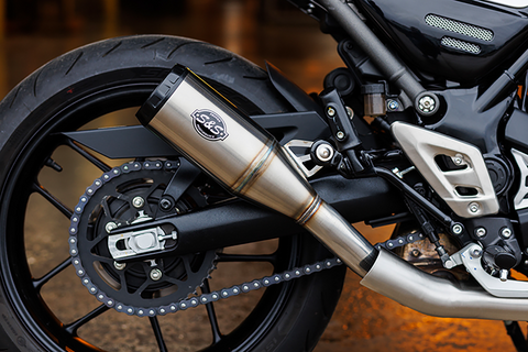 Grand National Slip-On Muffler - Stainless Steel - Speed 400 & Scrambler 400