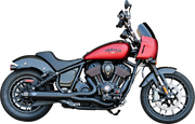2-into-1 Qualifier Exhaust System - Guardian Black - 49-State - Indian Chief