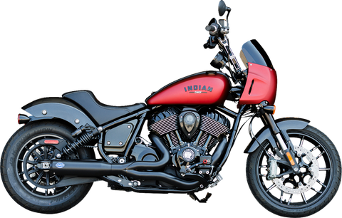 2-into-1 Qualifier Exhaust System - Guardian Black - 49-State - Indian Chief