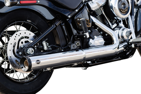 Grand National Slip-On Muffler - 50 State - 4" Chrome - M8 Softail