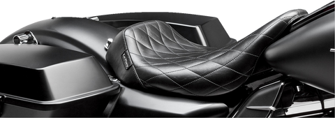 Bare Bones Solo Seat - Diamond Stitch - Black - FL &