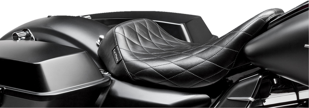 Bare Bones Solo Seat - Diamond Stitch - Black - FL &