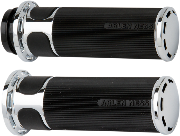 Slot Track Grips - Cable - Chrome