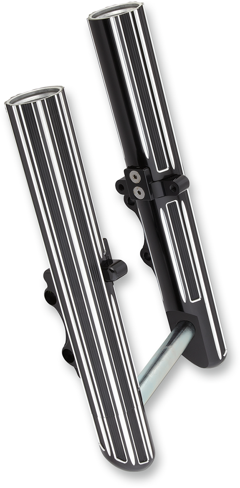 Fork Legs - Black Anodized - Hot Legs - Custom Single Disc - 10-Gauge
