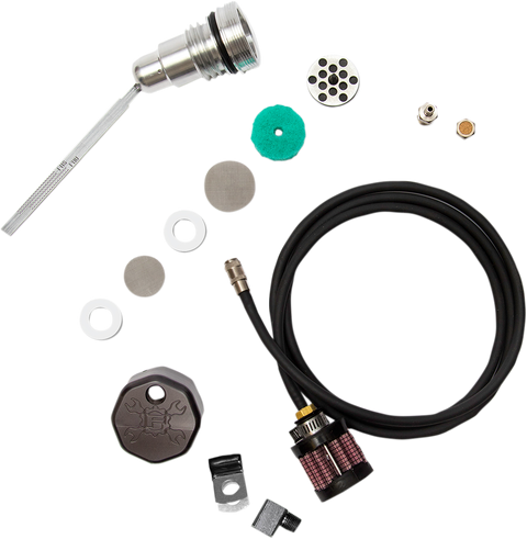 Vented Dipstick - Black - Dyna