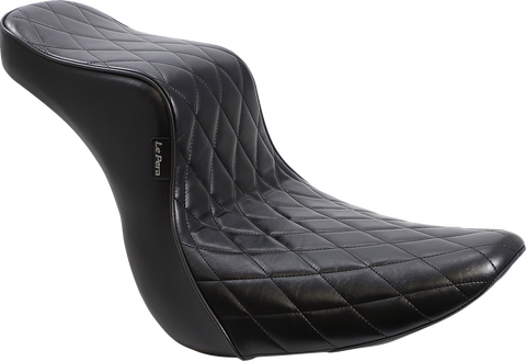 Cherokee Seat - Diamond - Black - Softail &