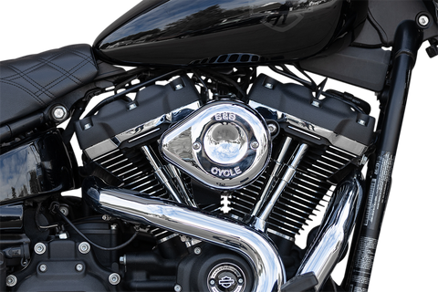 Mini Teardrop Stealth Air Cleaner Kit - Chrome