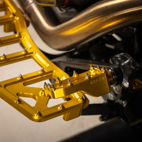 Aggressor Brake Pedal - Gold - Touring