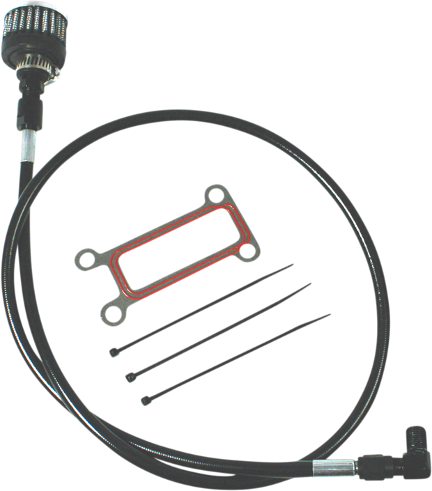 Oil Tank Breather Kit - Black - 99&