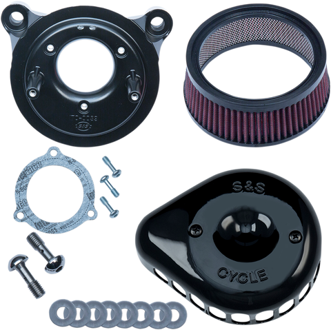 Mini Teardrop Stealth Air Cleaner Kit - Gloss Black