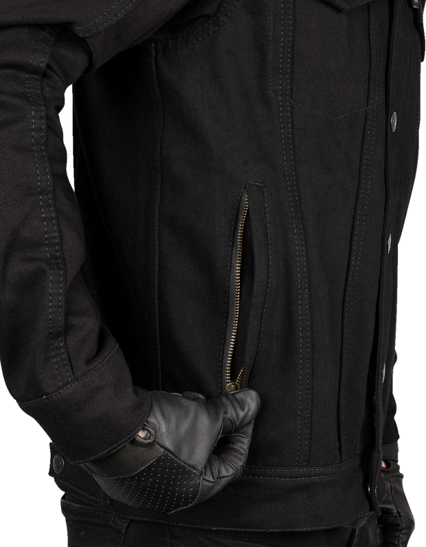 Highway v2 Denim Riding Jacket - Black - Medium