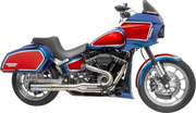 2-into-1 Superstreet Exhaust System - 50 State - M8 Softail - Stainless Steel