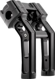 Method Kickback Handlebar Riser - Softail Gauge Cut-Out - 7" - Black