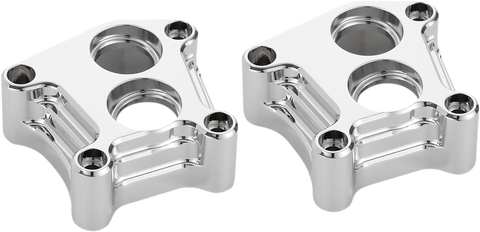 Lifter Block Covers - 10 Gauge - Chrome