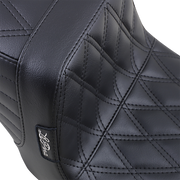 Tailwhip Seat - Double Diamond - Black - FXD '99-'03