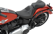 Dominator Pillion Pad - Standard Reach - Black w/ Gray Stitching - FL/FX '06-'17