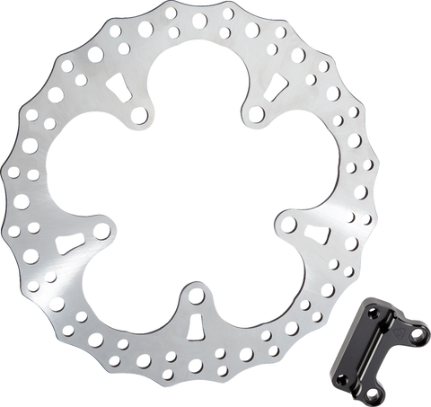 Jagged Left Brake Rotor - 13"