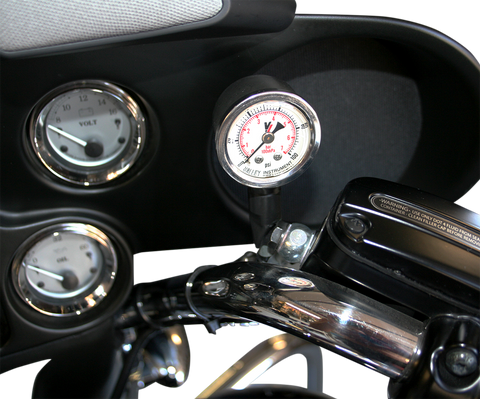 Remote Oil Pressure Gauge/Line Kit - Black