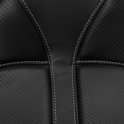 Dominator Solo Seat - w/o Backrest - Black w/ Gray Stitching - FL/FX '06-'17
