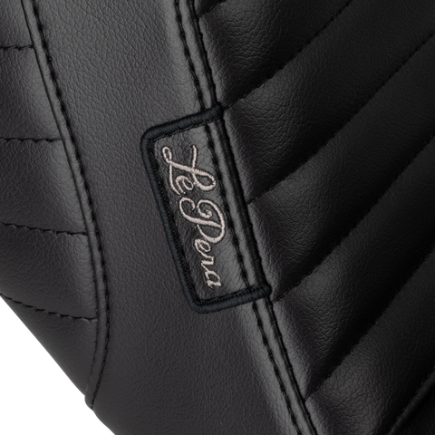 Kickflip Daddy Long Legs Low Rider Seat - Pleated - Black - FL/FX &