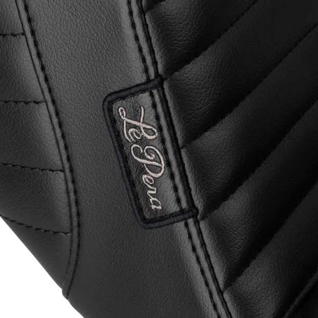 Kickflip Daddy Long Legs Low Rider Seat - Pleated - Black - FL/FX &