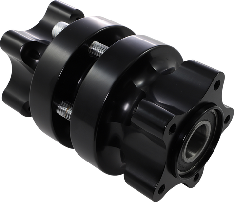 Hub - Cartridge - Front/Dual Disc - Black - &