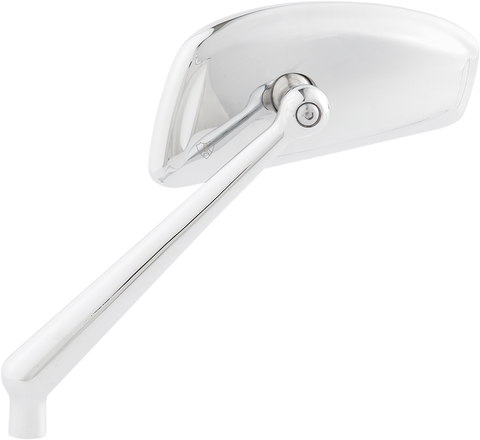 Mirror - Tearchop - Side View - Teardrop - Chrome - Left