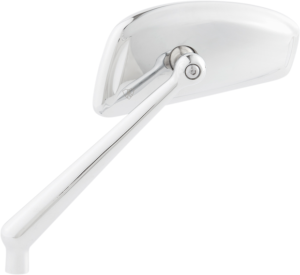 Mirror - Tearchop - Side View - Teardrop - Chrome - Left