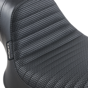 Daytona Sport Seat - Basketweave/Pleated - Black - FXR '82-'00