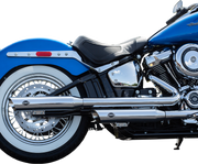 Slash Cut Race Mufflers - Chrome