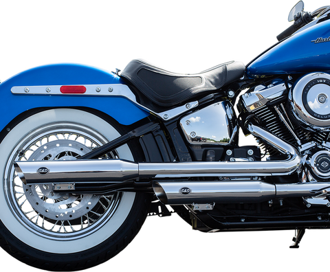Slash Cut Race Mufflers - Chrome