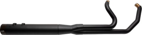 2-into-1 Sidewinder Exhaust System - 50 State - Black - Touring &
