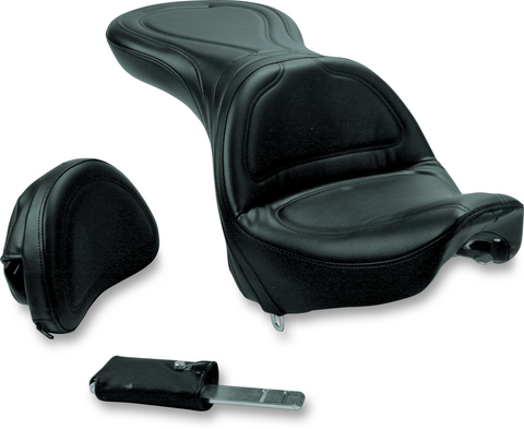 Seat - Explorer™ - With Backrest - Stitched - Black - Deuce